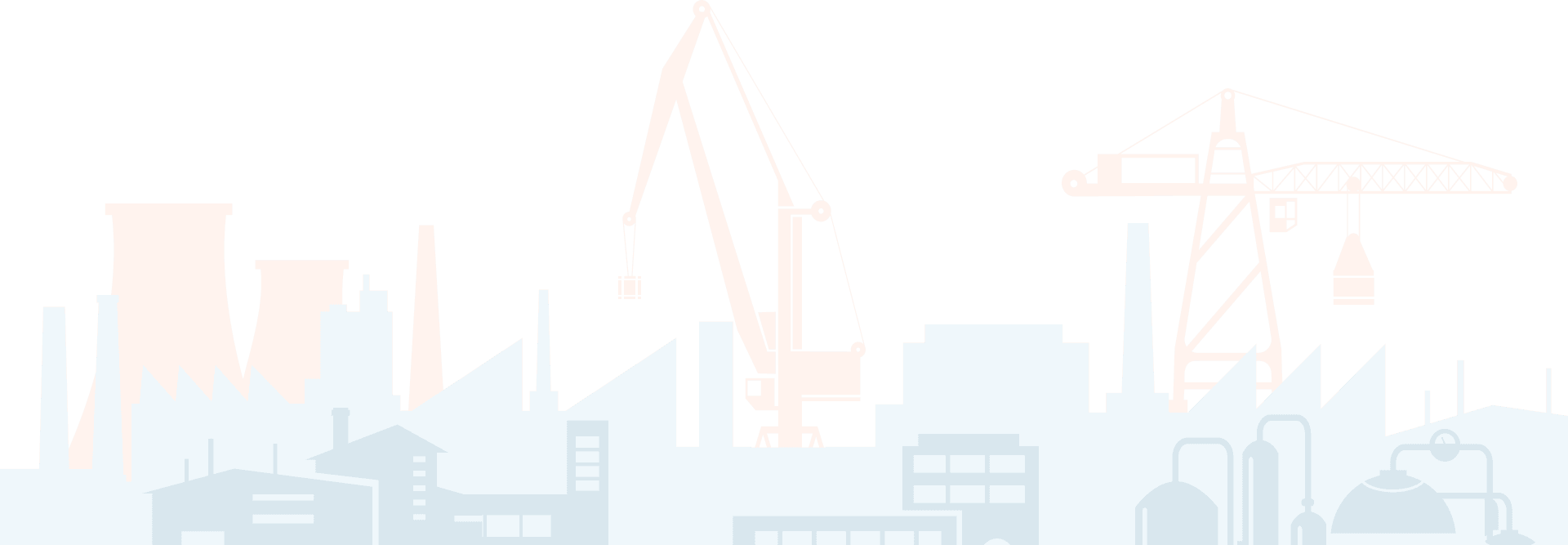 Industrial Skyline Illustration Industrial Skyline Illustration